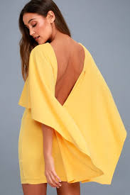 Backless dress